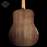 Back of Taylor Custom TSG Anniversary Dread Adirondack  East Indian Rosewood Deep Body 1207225039 body.