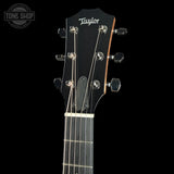 Headstock of Taylor Custom TSG Anniversary Dread Adirondack  East Indian Rosewood Deep Body 1207225039.