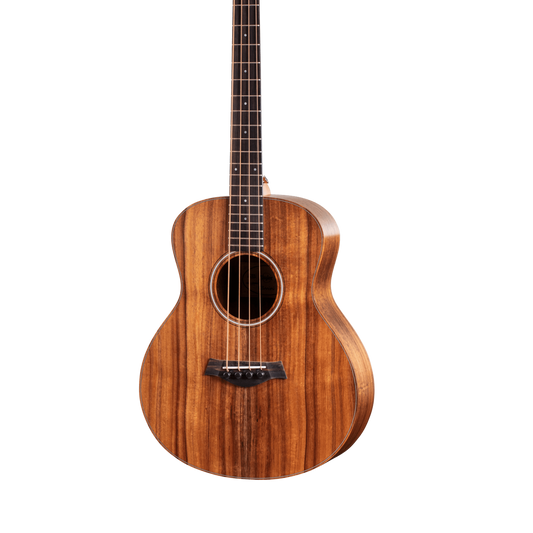 Front of Taylor GS Mini-e Koa Bass.