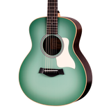 Front of Taylor GS Mini-e Special Edition Vintage Teal Burst.