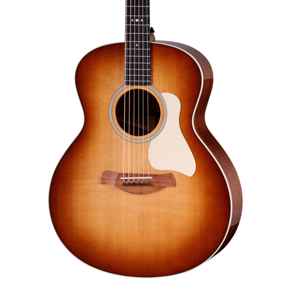Front of Taylor Gold Label 514e Sunburst Cream Pickguard.