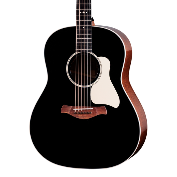 Front of Taylor Gold Label 517e Mahogany / Torrified Sitka Spruce Blacktop.