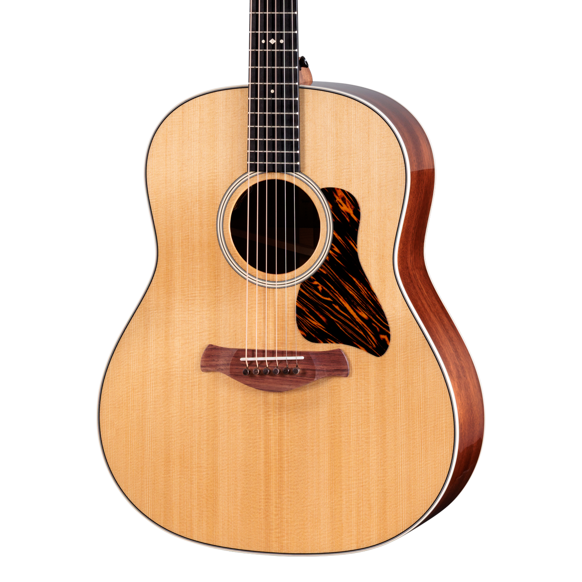 Front of Taylor Gold Label 517e Mahogany / Torrified Sitka Spruce Natural.