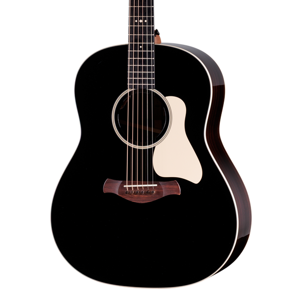 Front of Taylor Gold Label 717e Blacktop Cream Pickguard.