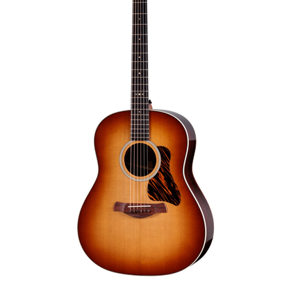 Front of Taylor Gold Label 717e Sunburst Firestripe Pickguard.