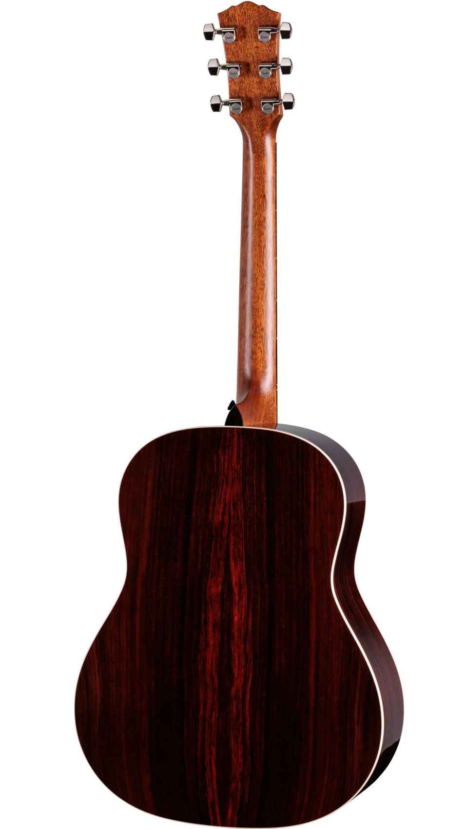 Back of Taylor Gold Label 717e Sunburst Firestripe Pickguard.