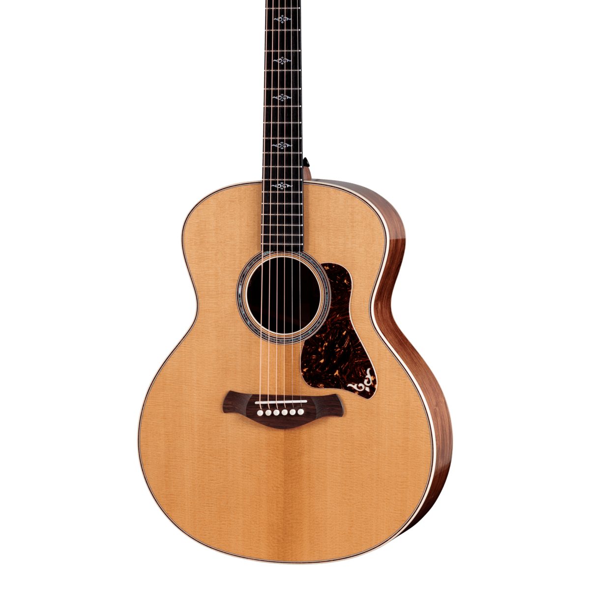 Front of Taylor Gold Label 814e Natural Honduran RW.