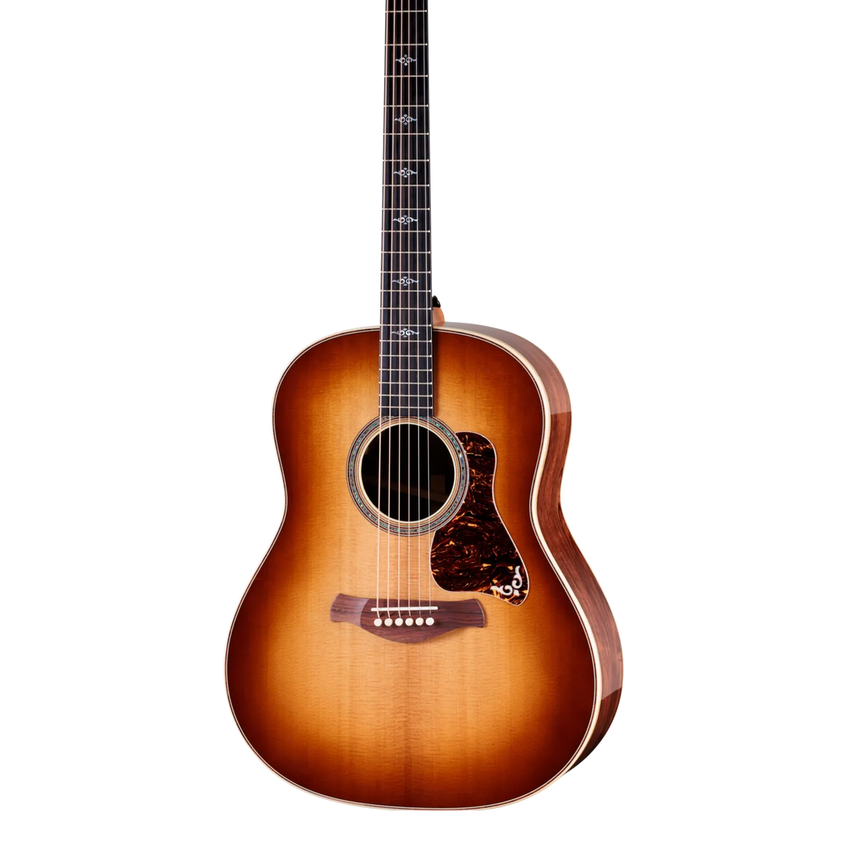 Front of Taylor Gold Label 817e Honduran Rosewood Sunburst.