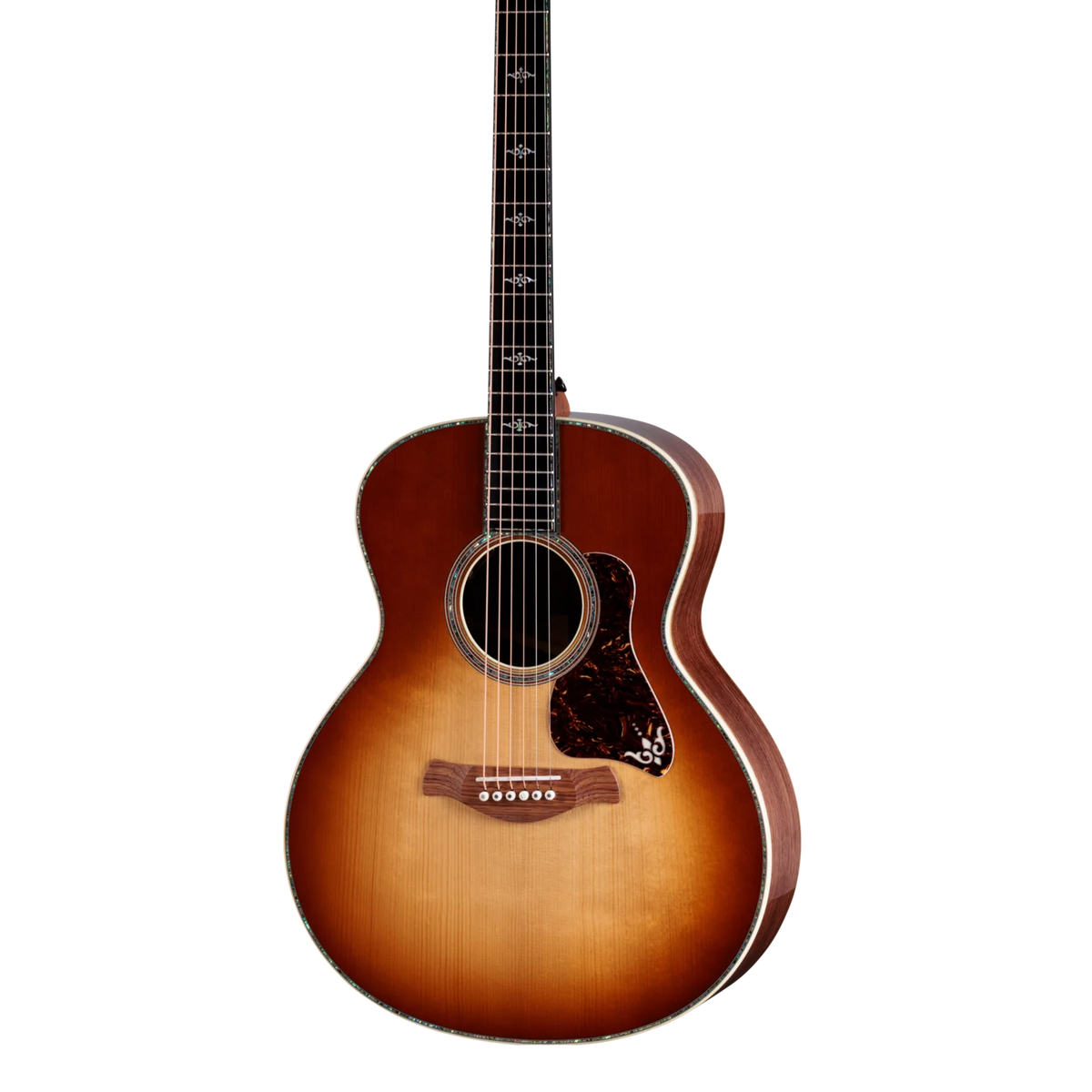 Front of Taylor Gold Label 914e Honduran Rosewood Sunburst.