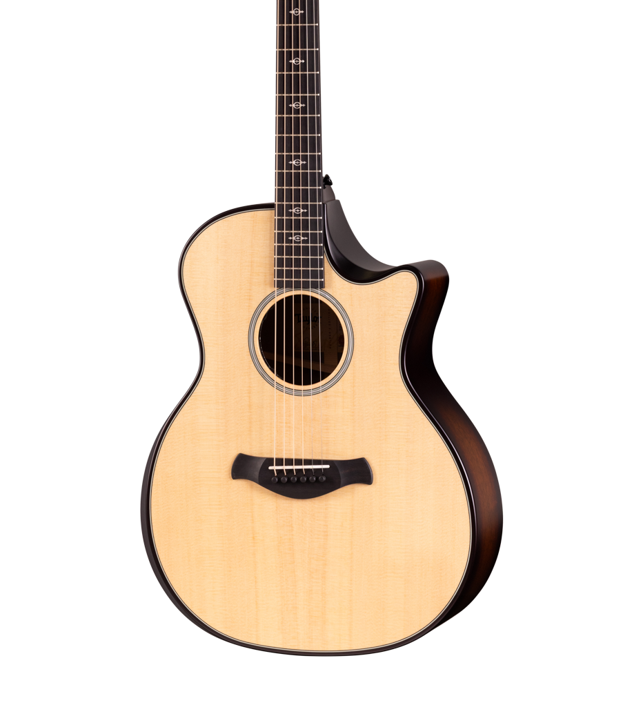Front of Taylor Next Generation Builder's Edition 314ce LTD Sitka Walnut.