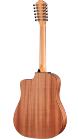 Back of Taylor Somos 150ce Doce Doble 12-string.