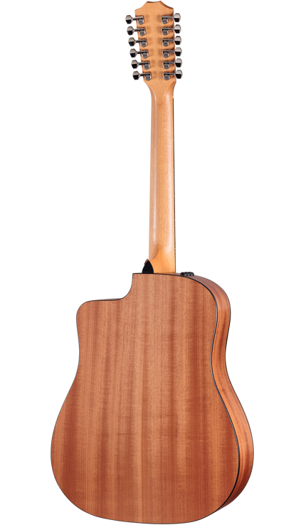 Back of Taylor Somos 150ce Doce Doble 12-string.