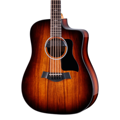 Front of Taylor Somos 260ce-K DLX Bajo Quinto 10-string, Koa.