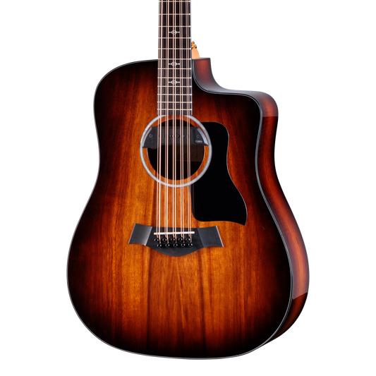 Front of Taylor Somos 260ce-K DLX Bajo Quinto 10-string, Koa.