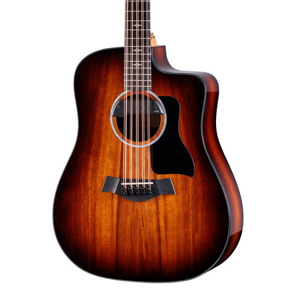 Front of Taylor Somos 260ce-K DLX Bajo Quinto 10-string, Koa.