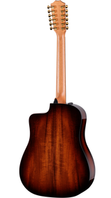 Back of Taylor Somos 260ce-K DLX Doce Doble 12-string, Koa.