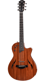 Full frontal of Taylor T5z Classic Natural Neo-Tropical Mahogany.