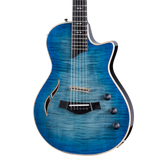 Front of Taylor T5z Pro Harbor Blue Armrest.