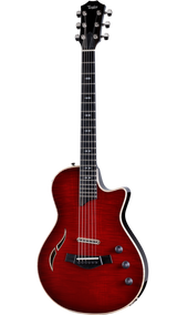 Full frontal of Taylor T5z Pro Maple Top Cayenne Red.