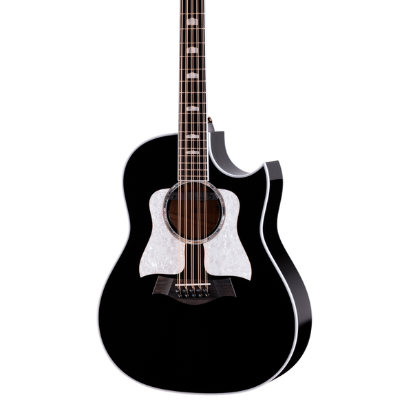 Front of Taylor 657ce Bajo Quinto Maple/Sitka.