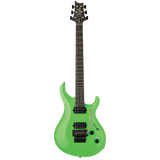 Full front shot of PRS Tekton Floyd Neon Green