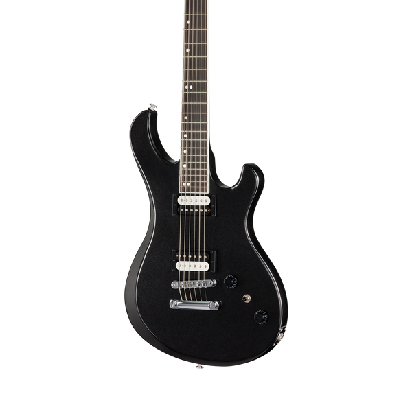 Front of Gibson Victory Baritone Graphite Metallic.