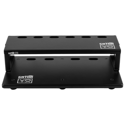 Front of Vertex By Gator Travel Lite 17" x 10" Pedalboard and Riser.