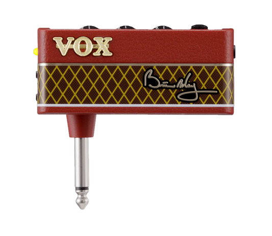 Front of Vox Brian May amPlug Headphone Guitar Amp.