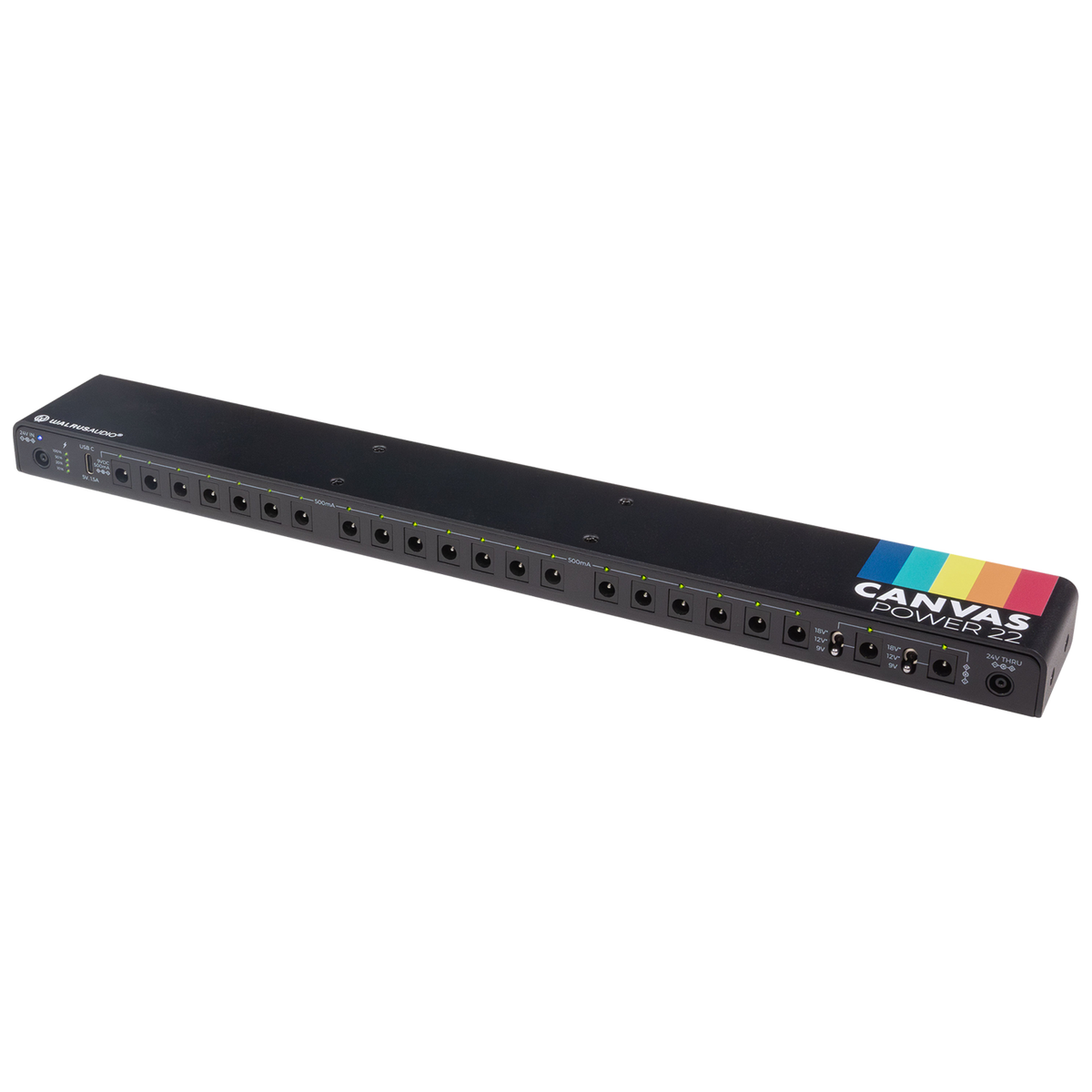 Front angle of Walrus Audio Canvas Power 22.