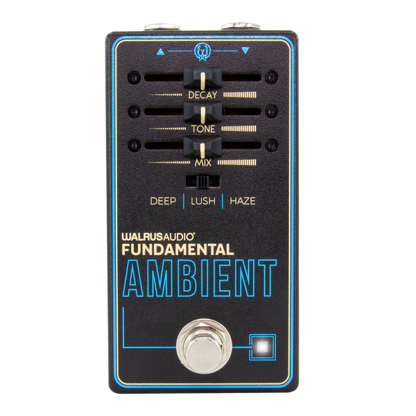 Front of Walrus Audio Fundamental Series Ambient Reverb.
