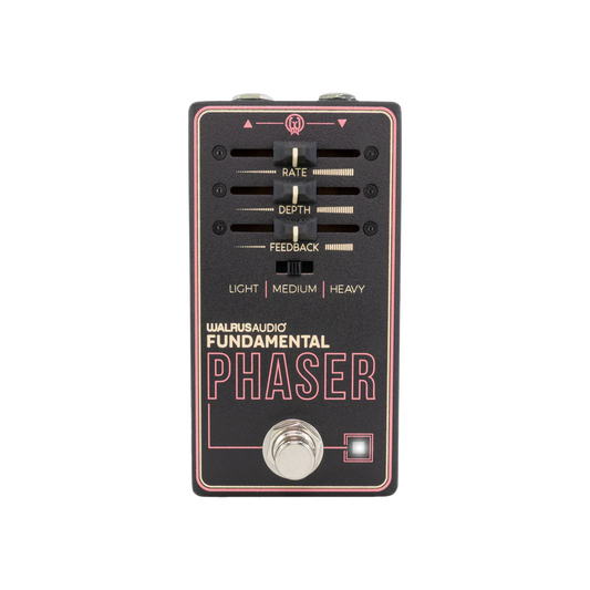 Top down of Walrus Audio Fundamental Series Phaser.