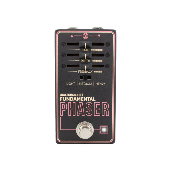Top down of Walrus Audio Fundamental Series Phaser.