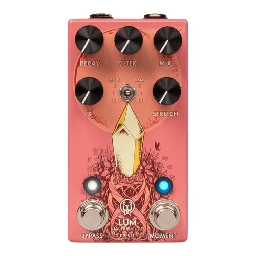 Top of Walrus Audio Lum Texture Engine Guava.