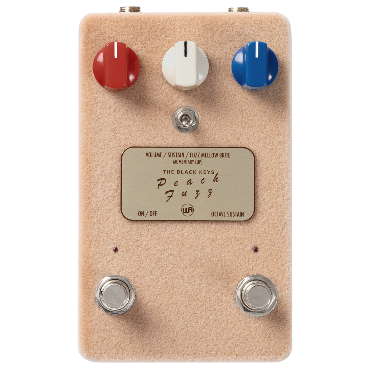 Front of Warm Audio The Black Keys Peach Fuzz Limited.