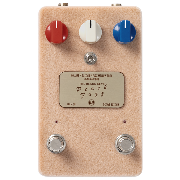 Front of Warm Audio The Black Keys Peach Fuzz Limited.
