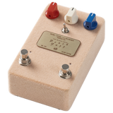 Front right angle of Warm Audio The Black Keys Peach Fuzz Limited.