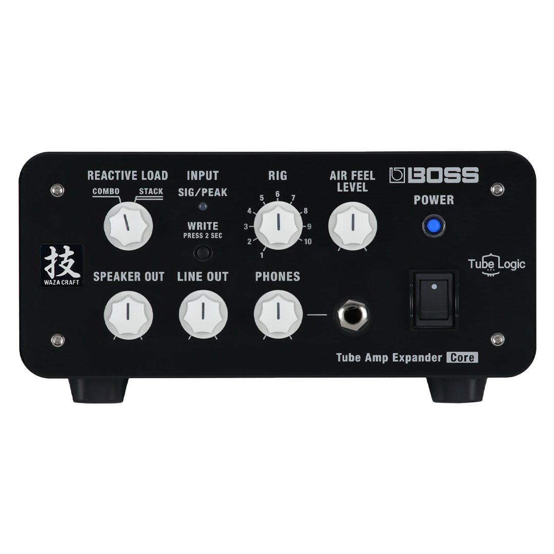 Front of Boss Waza Tube Amp Expander Core