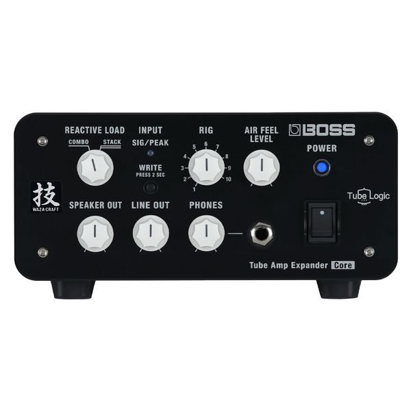 Front of Boss Waza Tube Amp Expander Core