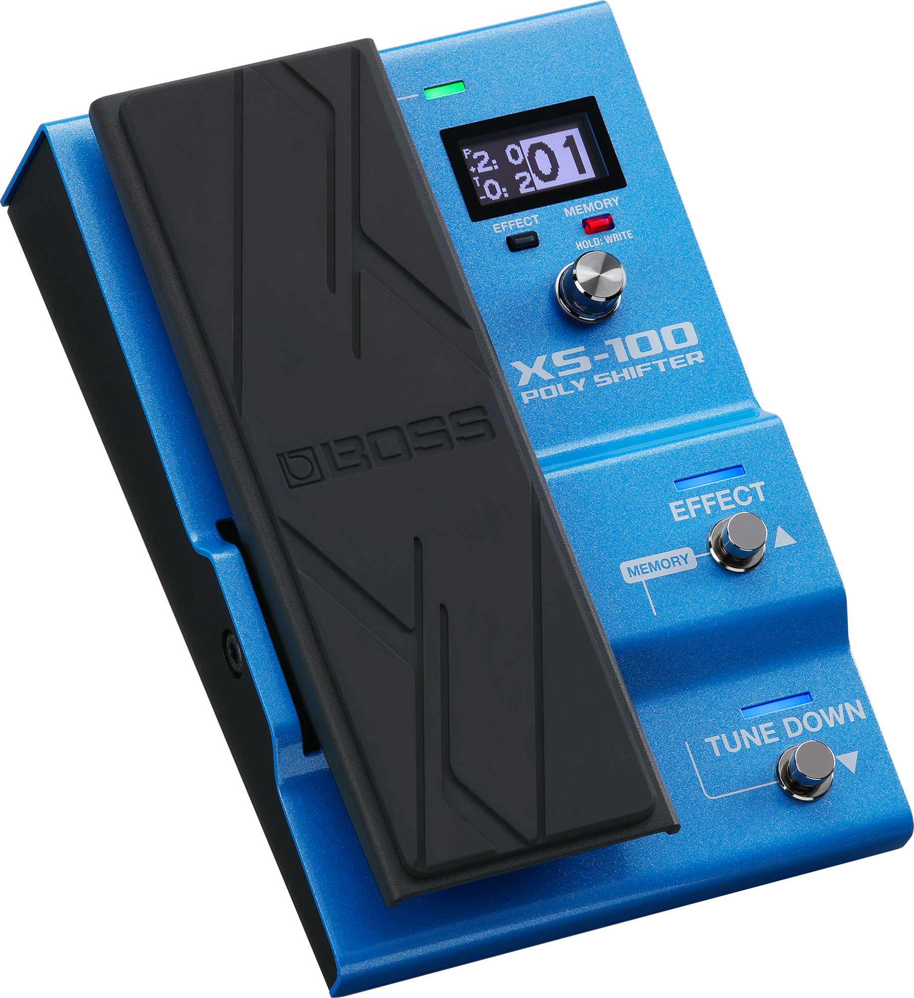 Front left angle of Boss XS-100 Poly Shifter.