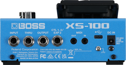 Back of Boss XS-100 Poly Shifter.