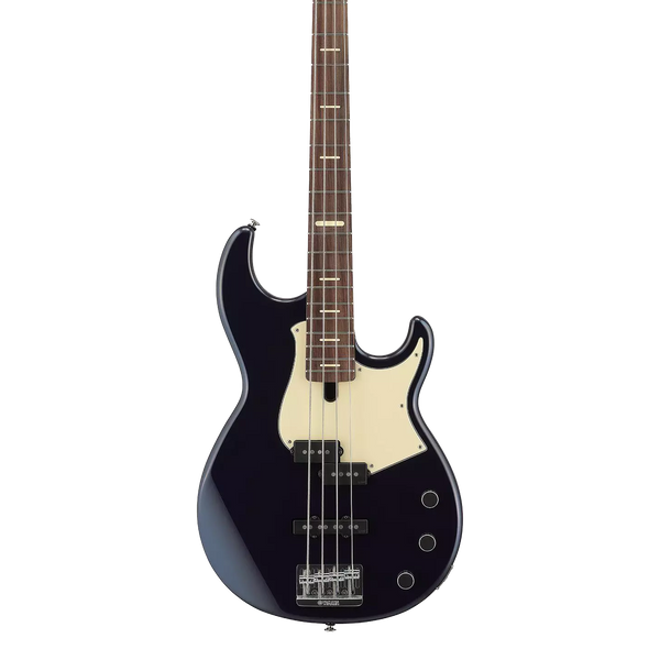 Front of Yamaha BBP34 Midnight Blue MIJ 4-String Bass.