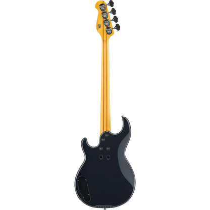 Back of Yamaha BBP34 Midnight Blue MIJ 4-String Bass.