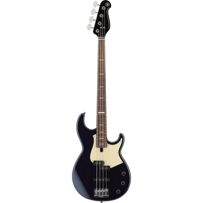 Full frontal of Yamaha BBP34 Midnight Blue MIJ 4-String Bass.