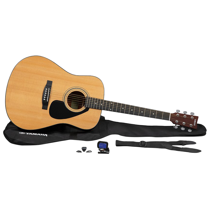 Front of Yamaha GigMaker Deluxe FG800J Acoustic Pack w/Bag.