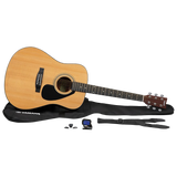 Front of Yamaha GigMaker Deluxe FG800J Acoustic Pack w/Bag.