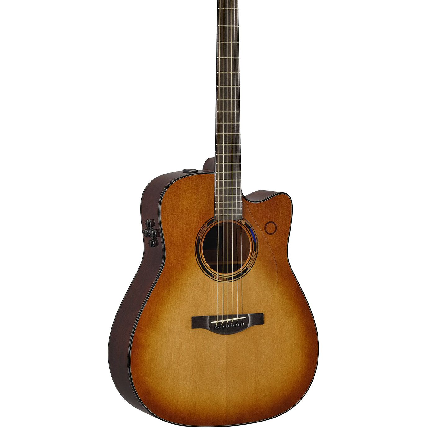 Front of Yamaha TAG3 C Sand Burst TransAcoustic Dreadnought.
