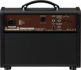 Back of Boss Acoustic Singer Live LT-60 Amp.