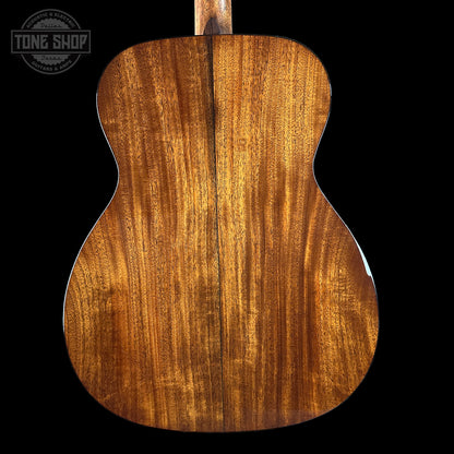 Back of Martin Custom Shop 18 Style 0000 Euro Spruce/Sinker Mahogany.