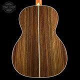Back of Martin Custom Shop M-12 Fret ADI Spruce/East Indian Rosewood.