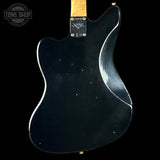 Back of Fender Custom Shop 1962 Jazzmaster Journeyman Relic Black.